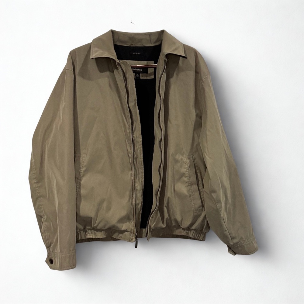 CLASSIC Claiborne Men's Microfiber Windbreaker Jacket Size XL